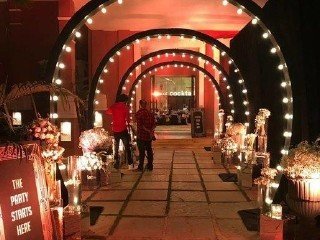Illuminated Arch Tunnel - Delhi Event Management