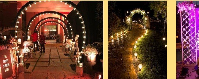 Entrance Gallery Decorations hero - Delhi Event Management