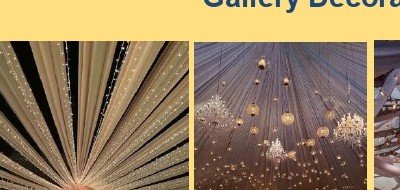 Radial Gazebo Fairy Lights - Delhi Event Management
