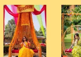 Circular Marigold Swing - Delhi Event Management