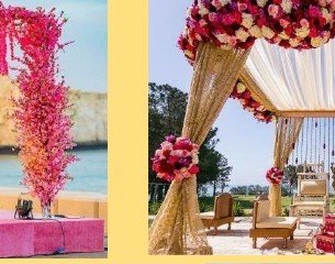 Royal Gold & Rose Mandap - Delhi Event Management