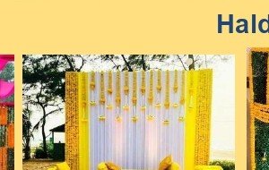 Umbrella Theme Mehendi Wall - Delhi Event Management