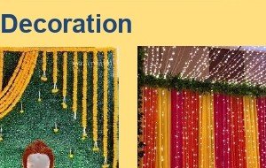 Yellow & White Mehendi Canopy - Delhi Event Management