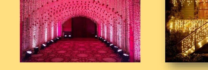 Pink Light Entry Tunnel - Delhi Event Management