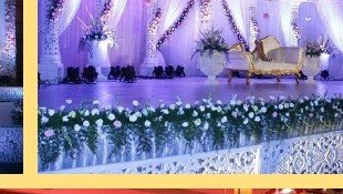Draped Fabric Stage - Delhi Event Management